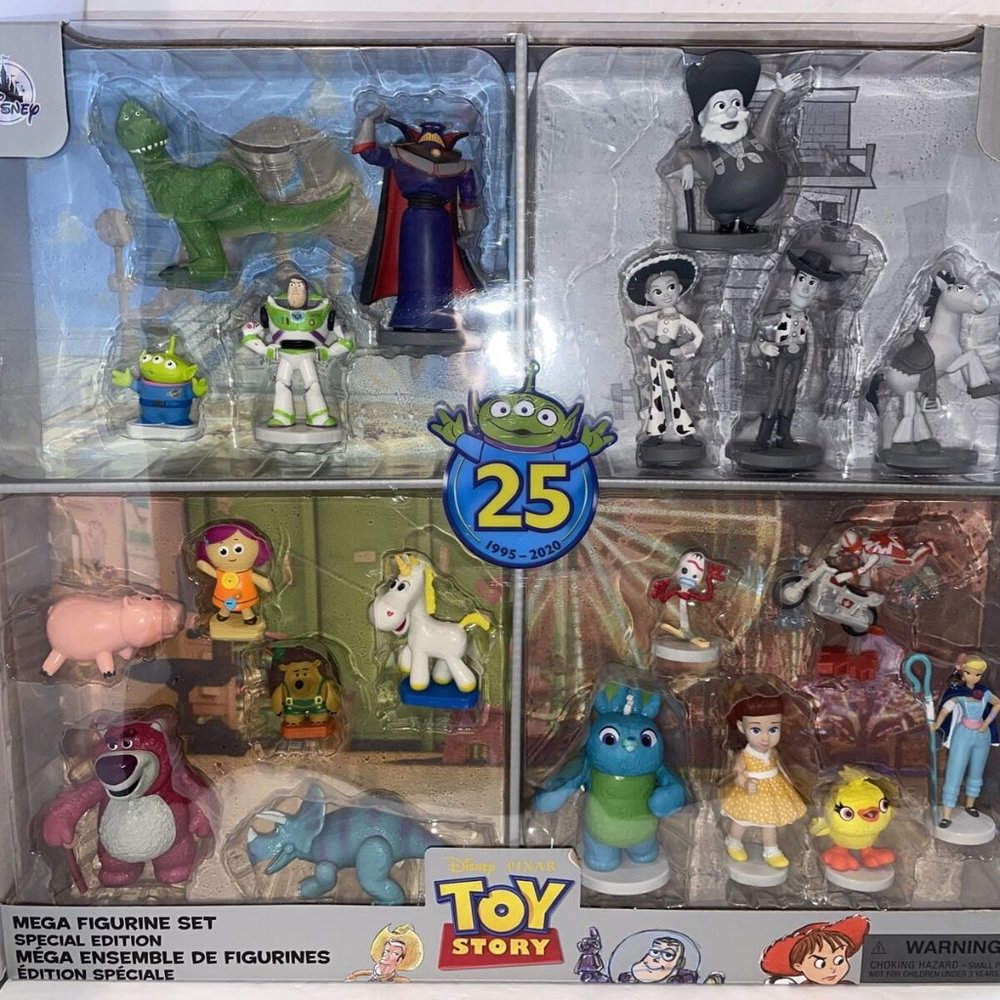 Disney Pixar 25th Anniversary Toy Story Special Edition Mega Figurine Set